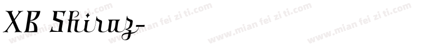 XB Shiraz字体转换